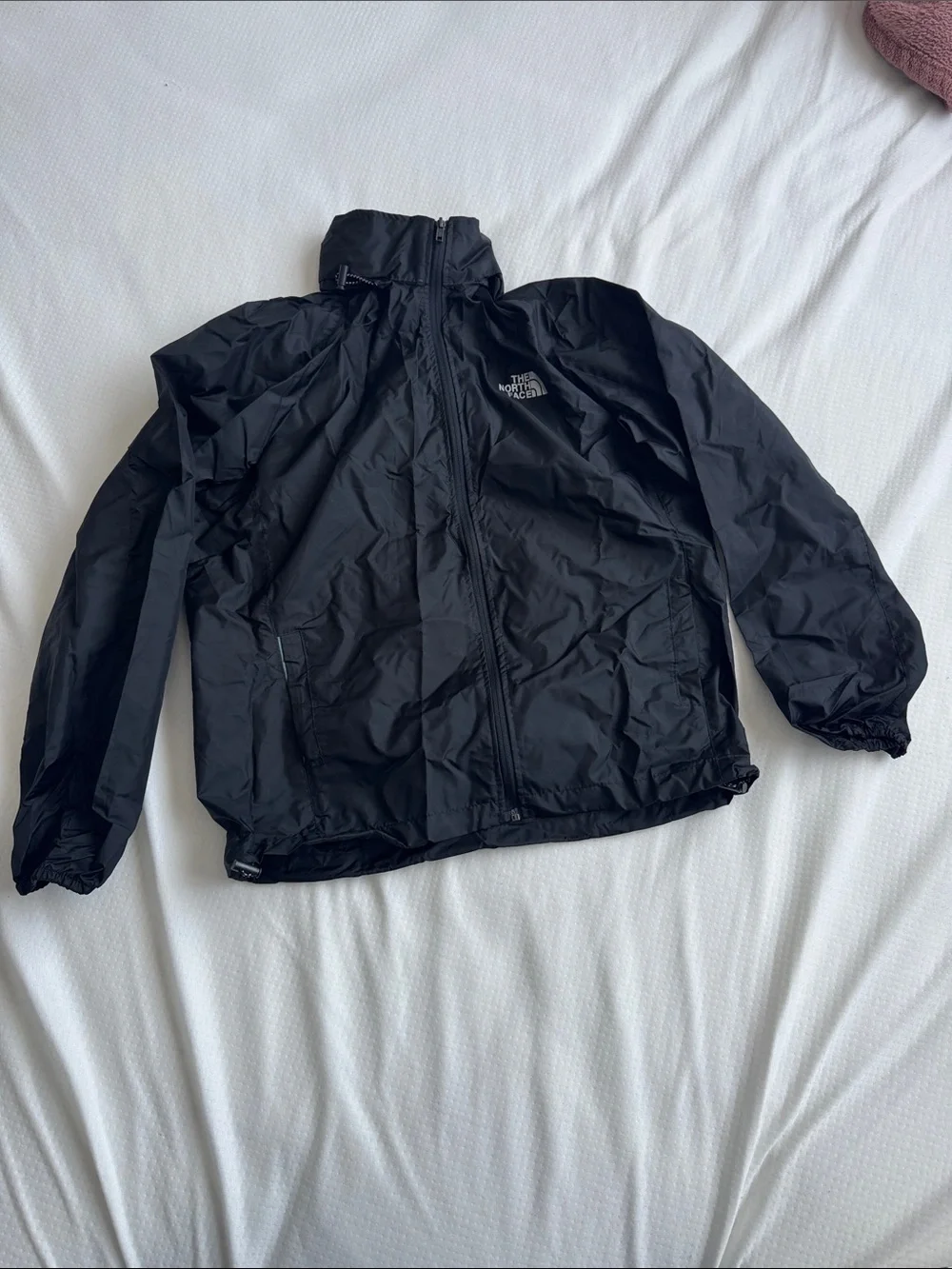 The North Face Black jacket - Drawstring Carry bag